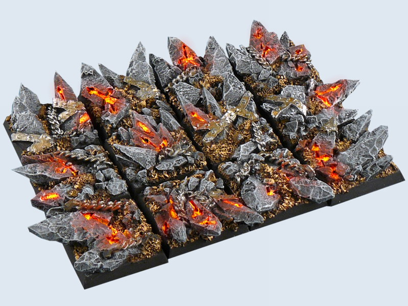 Chaos bases, Square 25*25mm 5 pieces