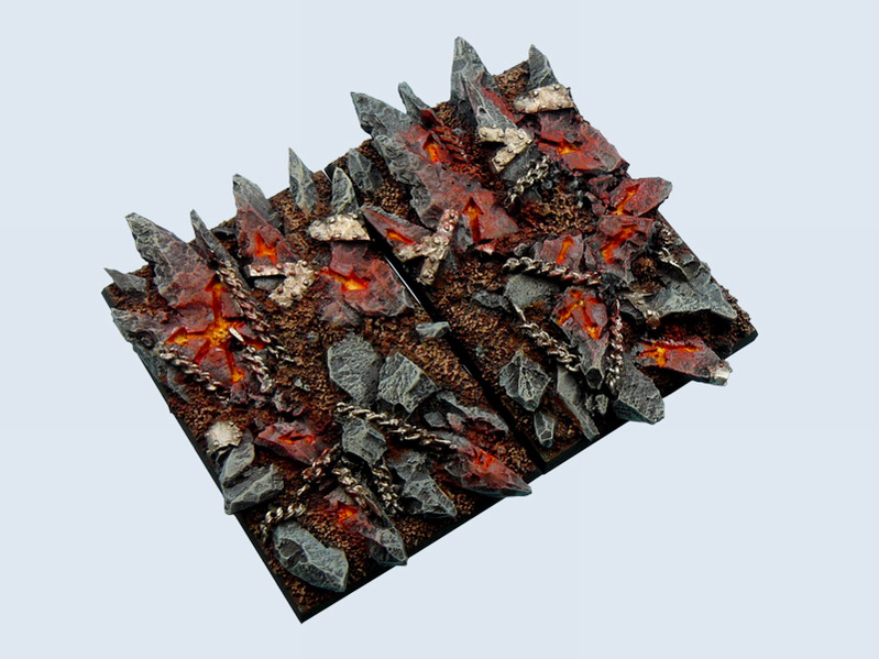 Chaos bases, Rectangular 50*75mm 2 pieces