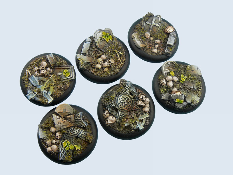 Graveyard Bases round edges 40mm*2