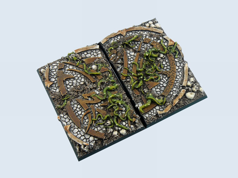 Dark Temple bases, Rectangular 50*75, 2 pieces