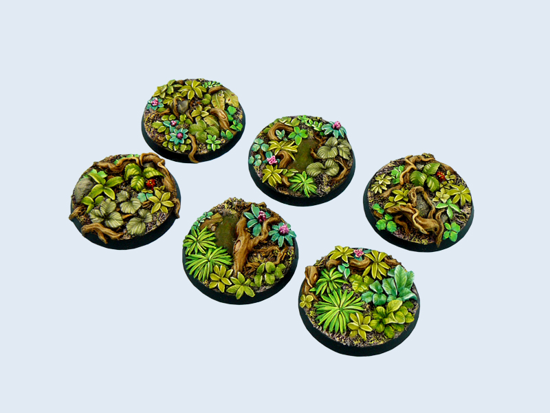 Jungle Bases round, 40mm*2