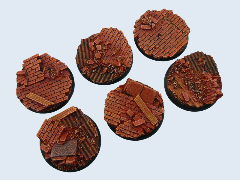 Old Factory Bases round edges 40mm*2