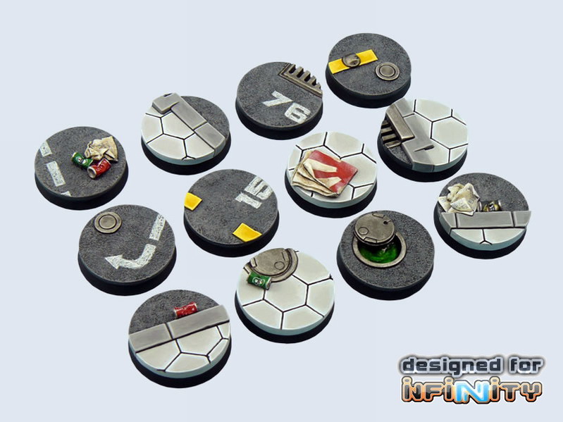 Urban Bases round, 25mm*5